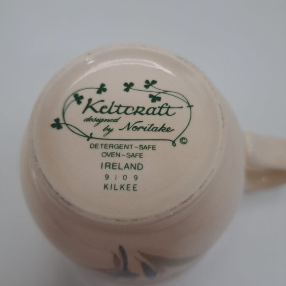 Keltcraft Noritake Kilkee 9109 Coffee Tea Cup Butterfly Blue Floral Replacement - Picture 11 of 11